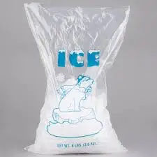 ice cube plastic bag with high