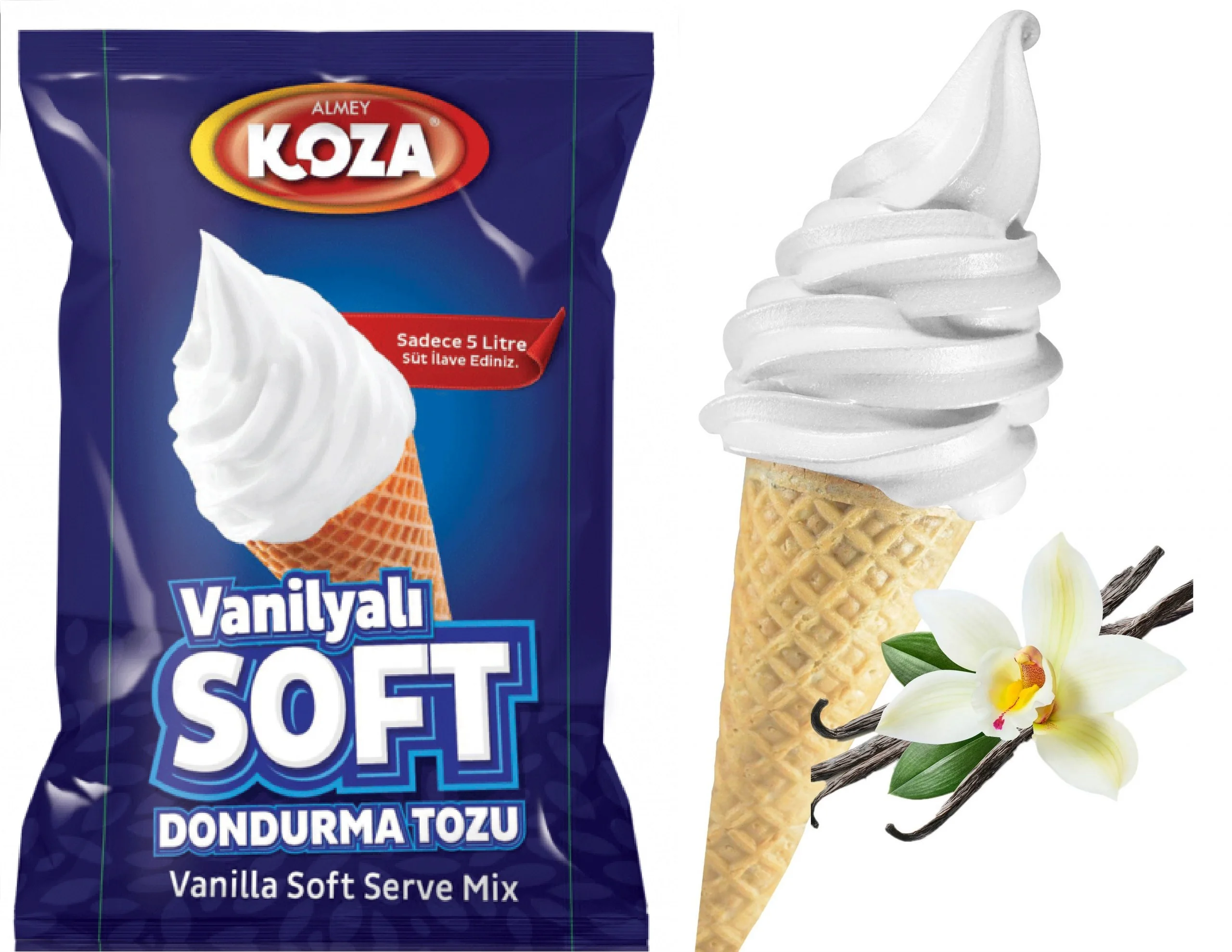 
Vanilla Soft Serve Ice Cream Mix Powder 