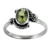Yellow citrine rings 925 sterling silver gemstone jewellery handmade rings Indian silver jewellery suppliers
