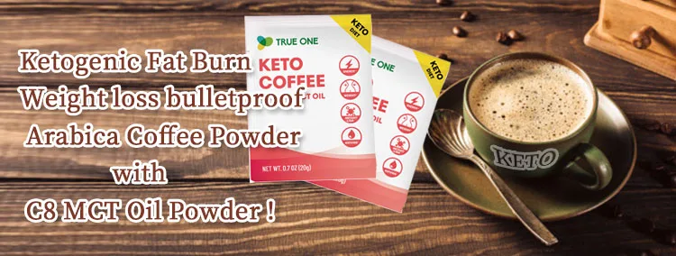 Dieter health supplement c8 mct oil keto freeze dried coffee bean slim coffee