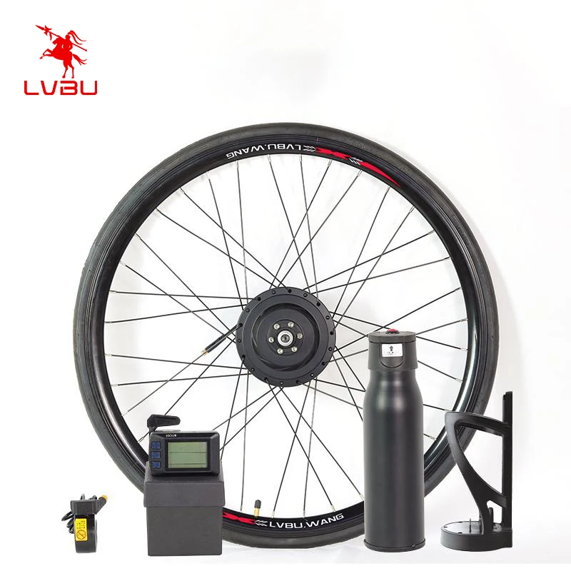 Lvbu 250w 350w 500w 750w 1000w electric bicycle kit ebike conversion kit water proof with battery