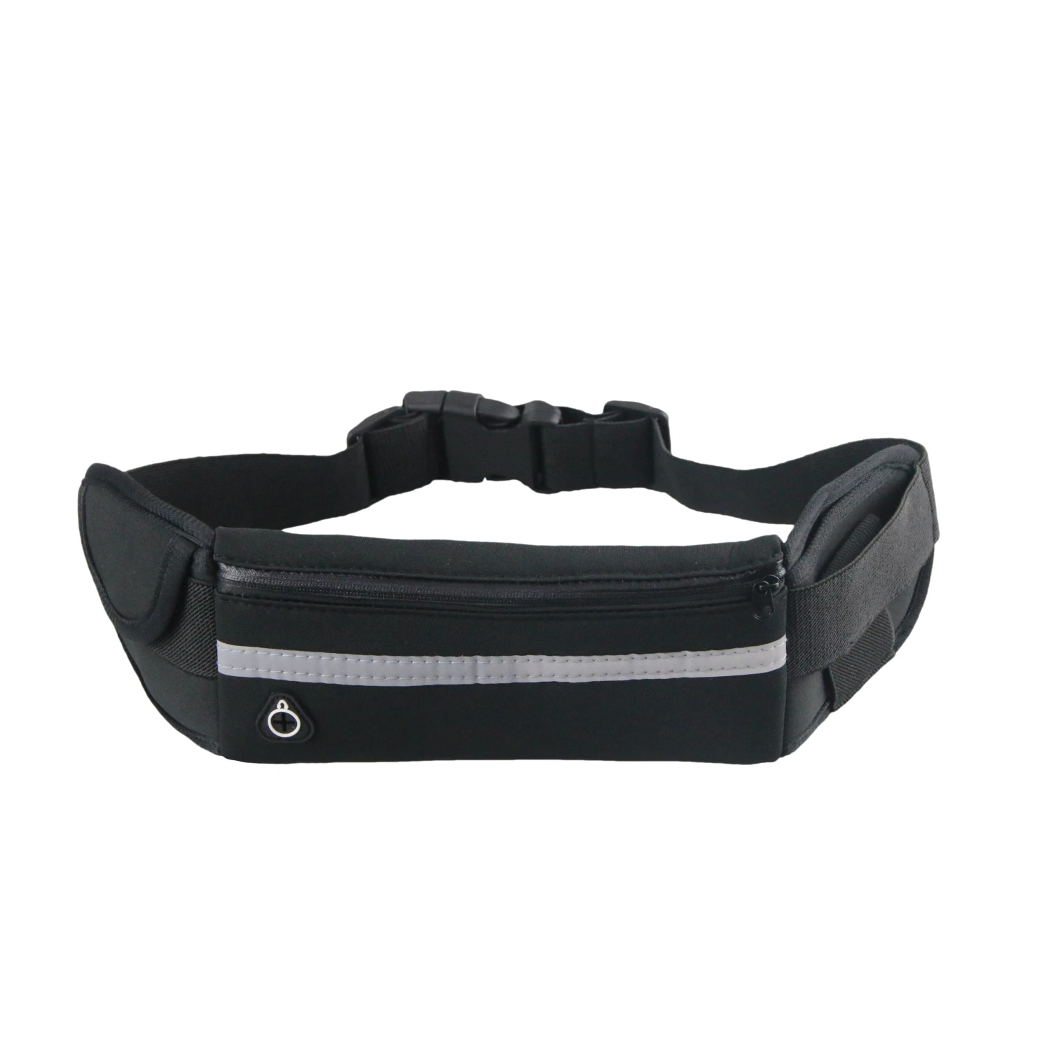 

Mochila Militar Custom Logo Reflective Waterproof Black Waist Belt Purse Bag Fanny Pack Outdoor Sport Waist Bag For Men Women, Black-mochila militar