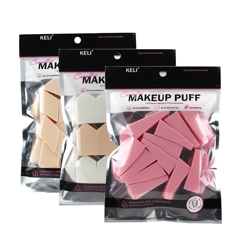 

keli tools for cosmetic about mix color and shape new product ideas 2020 cosmetic puff makeup sponge