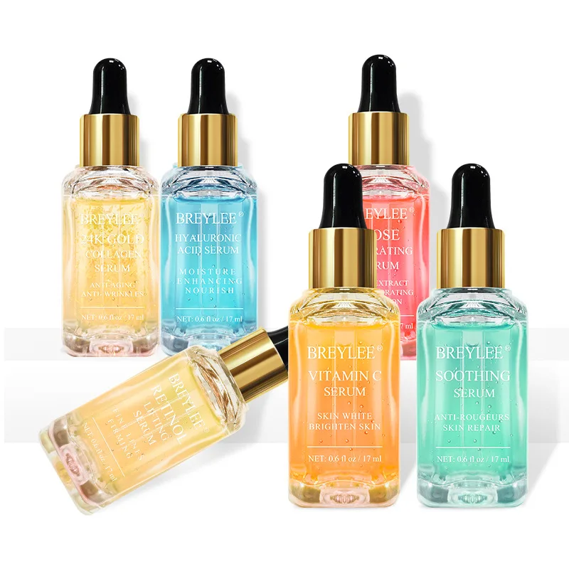 

Breylee 6 types facial whitening moisturizing firming anti-wrinkle repair essences