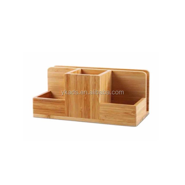 Modern Stylish Unfinished Wooded Desk Organizer Buy Bamboo Stationery