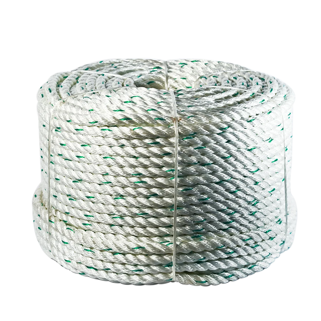 3 Strand Fiber Polypropylene Braided Twisted Rope For Marine Superior