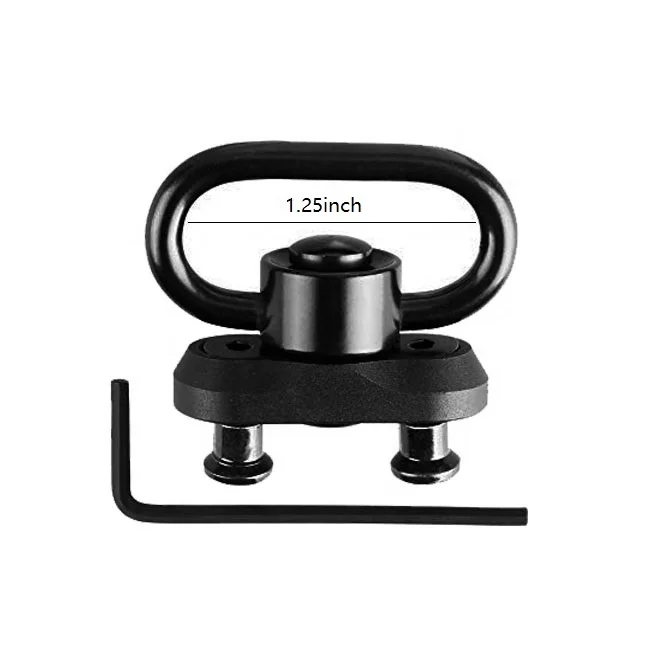 

QD Swivel is Included, Anti-rotation Standard QD Sling Swivel Adaptor Mount, Black
