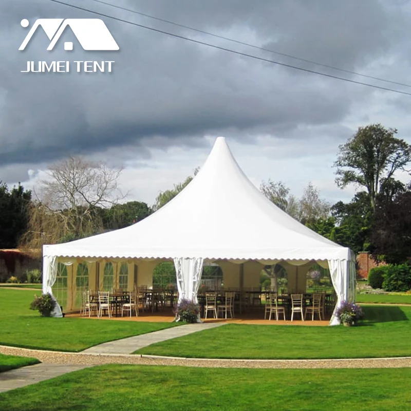 

3x3 4x4 5x5 6x6 7x7 8x8 9x9 10x10 pvc aluminum high peaks pagoda tent for event wedding party, Transparent,white,customized