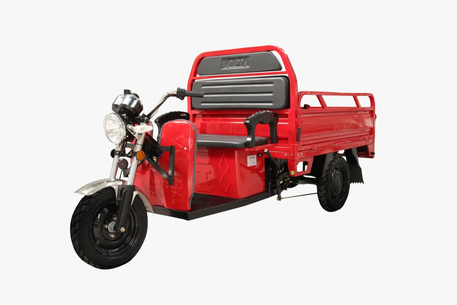 
VOLTA VT5 ELECTRIC THREE WHEEL MOPED CARGO TRANSPORTER RED - MADE IN TURKEY 