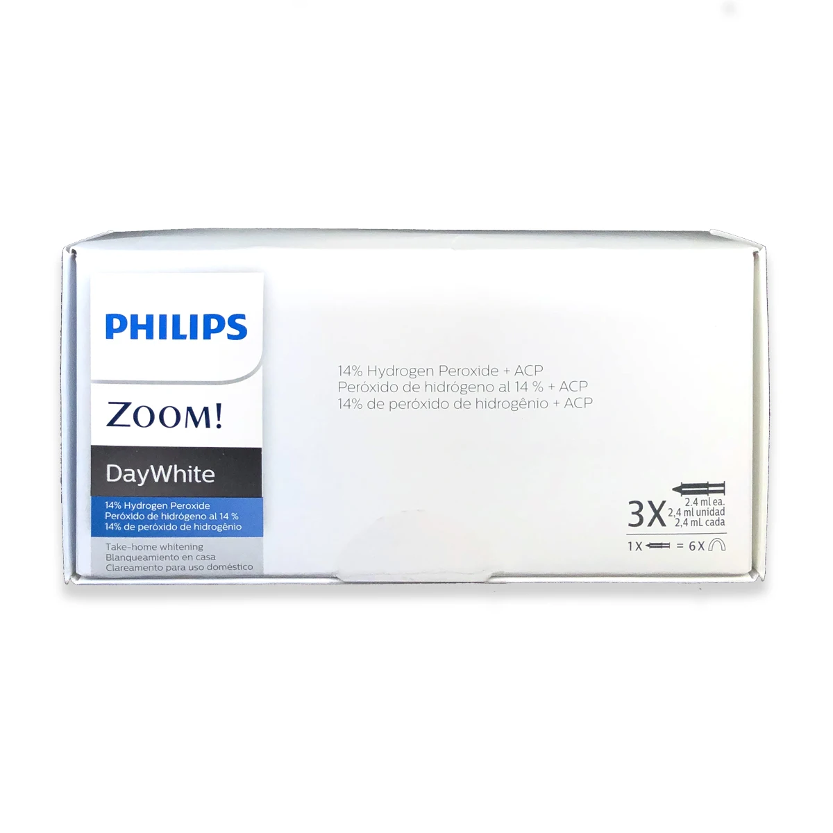 

Zoom Daywhite 14% 9.5% 3 syringes HP Take-home Teeth whitening Gel