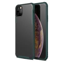 

Free Shipping Laudtec PC Back TPU Bumper Matte Case For iPhone x 7 8plus xr xs max Frosted Shockproof Case For iPhone 11 Pro Max