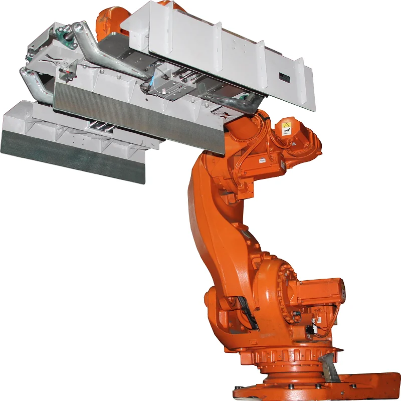 
Fully Robotic Palletizer for Box Carton , Bag , Pet , Bottle , Carboy , Demijohn , Glass Bottle , Gallon , Thread Bobbin 