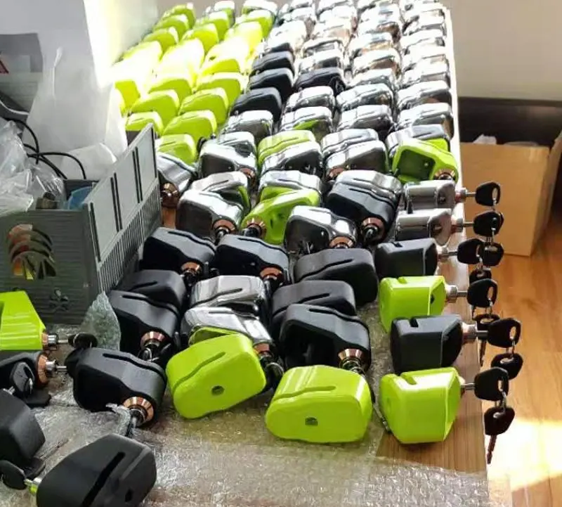 
Alloy steel 120 db alarm brake disc lock for motorbike disc lock OEM 