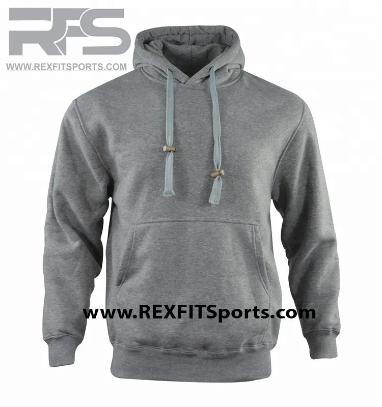 plain grey mens hoodie