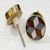 Marble look alike resin knobs handles for furniture