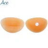 220g /pair Half cup mastectomy silicone breast form Soft comfortable enhancers push up bra pad