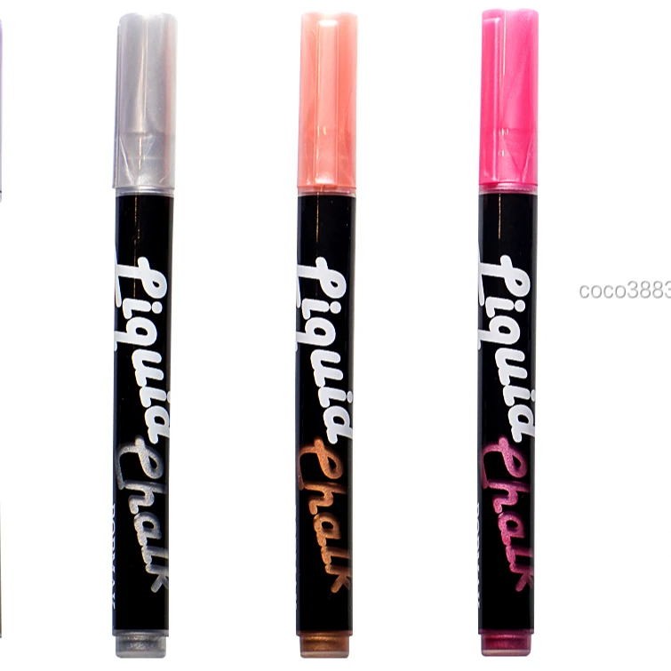 

Best glass decoration 3.5 MM Bullet tip Metallic Color Glass Chalk Pen