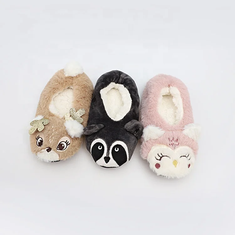 

Baby cute pompoms thick cotton autumn winter girl boy solid cartoon animals toddler soft floor anti slip socks, Red