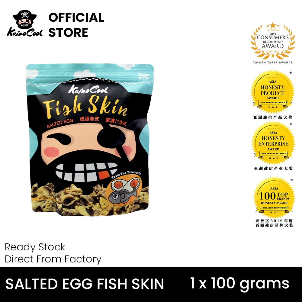 
KaizoCool Salted Egg Fish Skin   Original 100 grams 