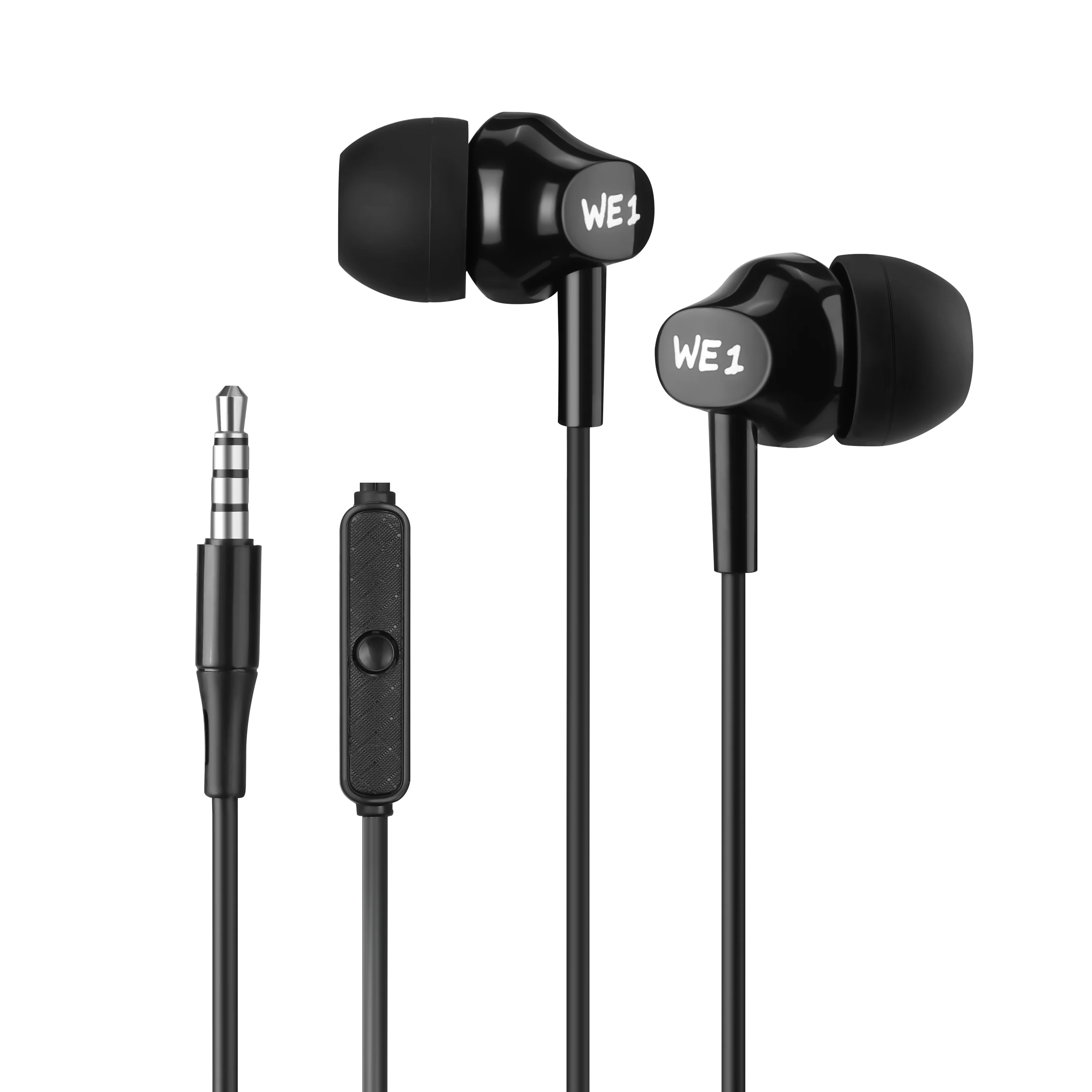 

WE1 Original Cheap Free Promotional OEM Cute Tiny Bass In Ear Headphone Wired Earphone Stereo Earbud