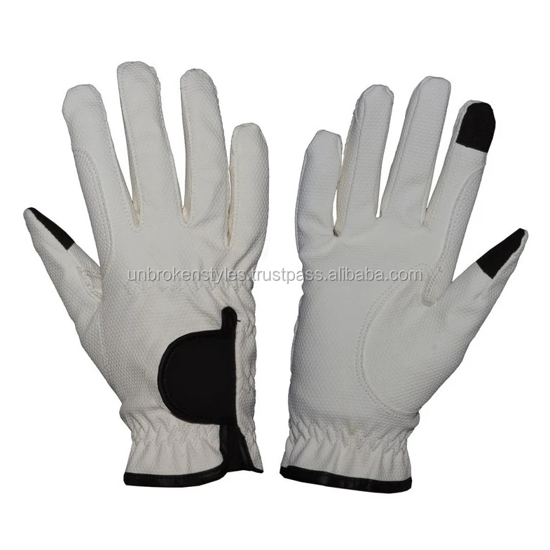 New Arrival Latest Design Leather Made Horse Ridding Gloves By Unbroken