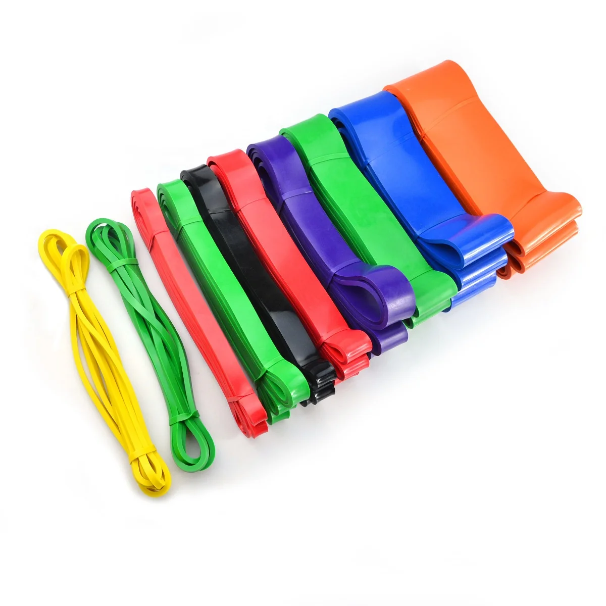 

SPORTS Workout Bands Pull up Resistance and Assist Bands, Pink,blue,green,yellow,purple etc