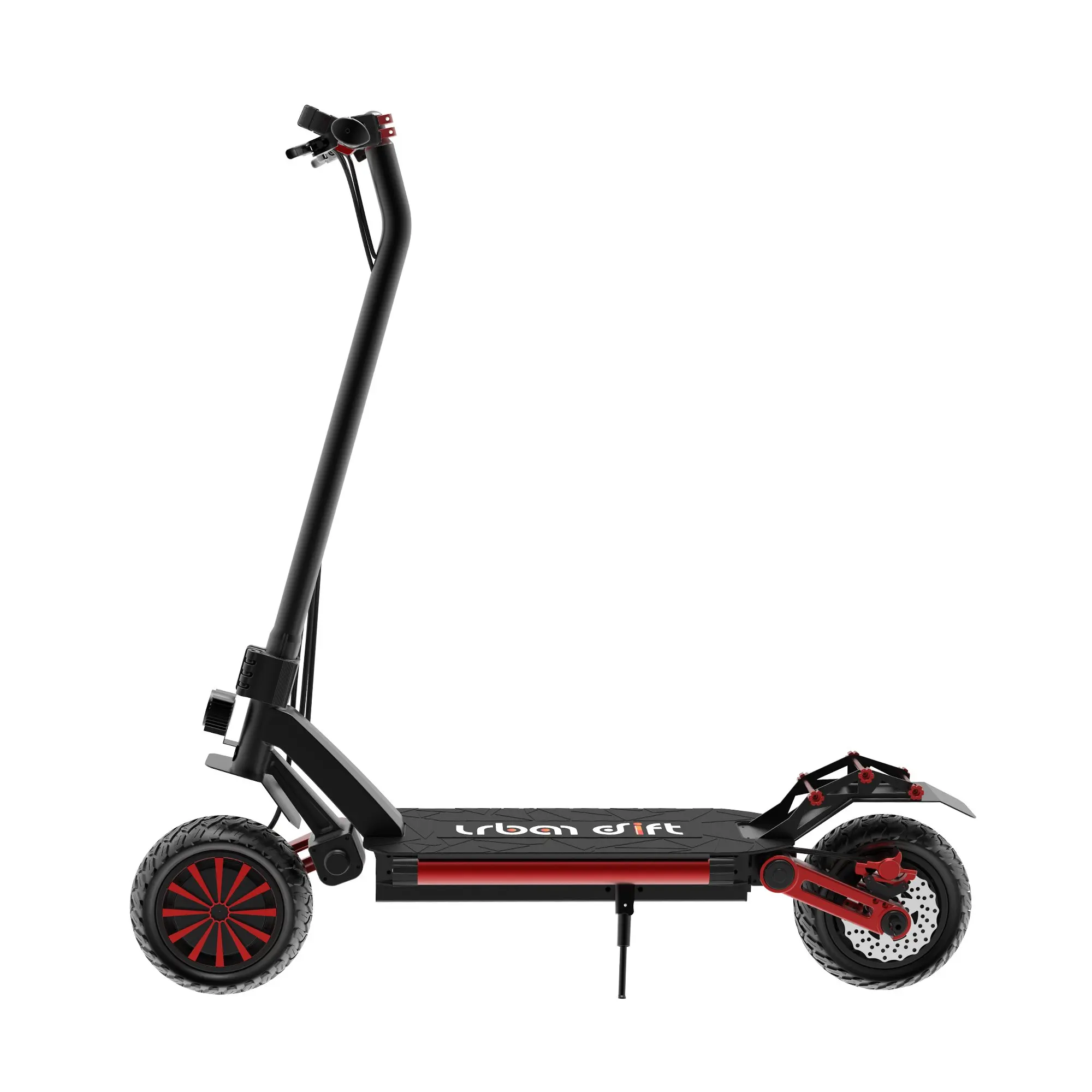 

USA Warehouse Urben Drift S011 dual motor electric scooter 1600w 52V 20Ah, Black with red decor