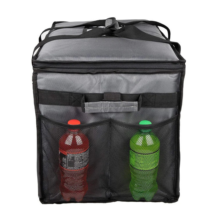 Insulated Food Delivery Bag - Large 10L Capacity With Fiberglass Support, Waterproof & Keeps Meals Hot/Cold - View #3
