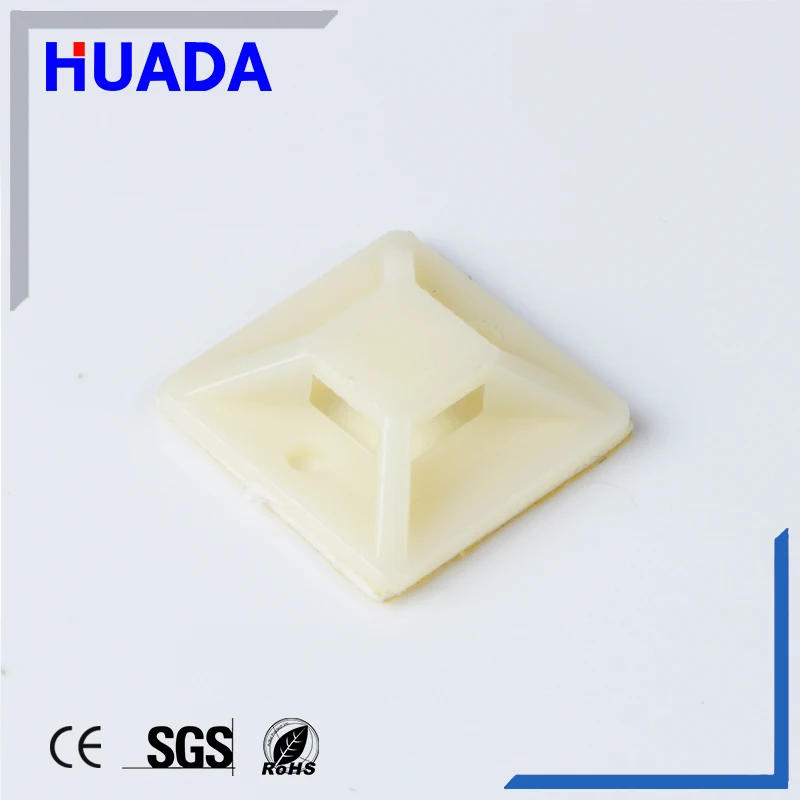 
Huada nylon66 Self-adhesive cable tie mounts 