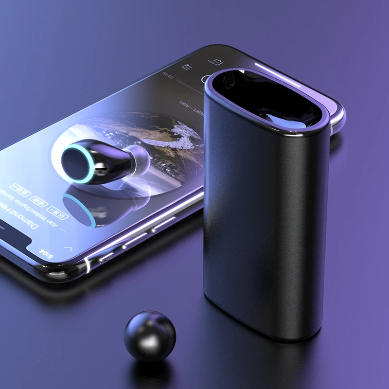

A13 in-ear wireless headset with mobile power cigarette lighter charging treasure three in one portable mini wireless headset