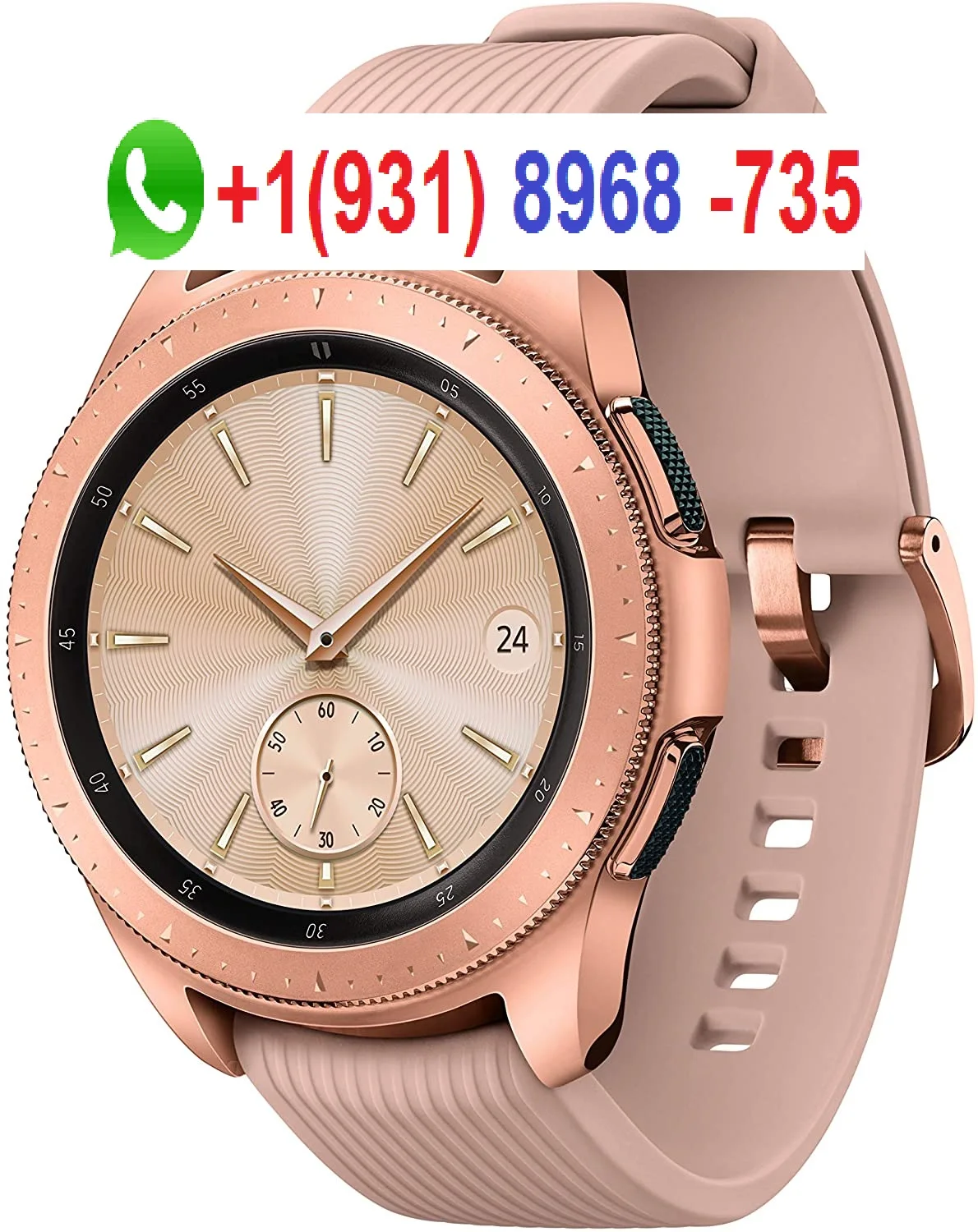 
BUY 5 GET 1 FREE Sam-sung Galaxy Watch smartwatch 42mm GPS Bluetooth Rose Gold 