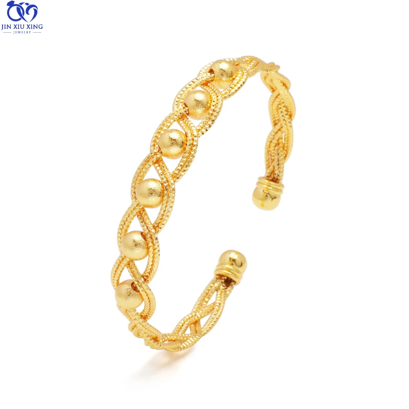 

Jxx 24K Gold Jewelry Open Bangle Simple Different Designs Women Bracelets Jewelry Wholesale Factory