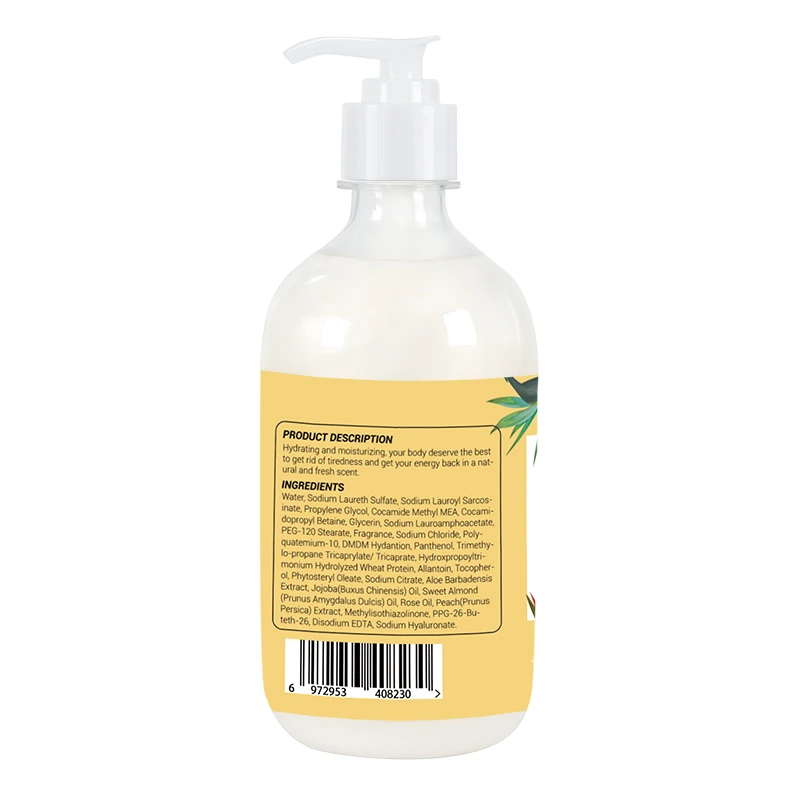 Sulfate Free Bath And Body Works Shower Gel Oem Baby Body Wash Skin