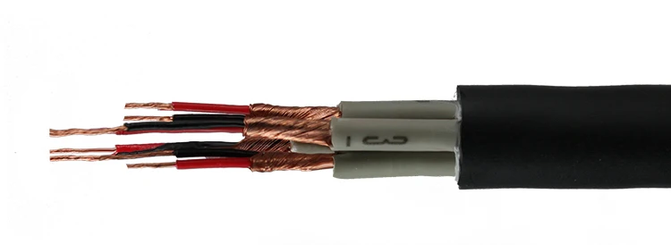 
Taiwan Manufacturer 4 Core 10mm Multi Core Audio Cable 