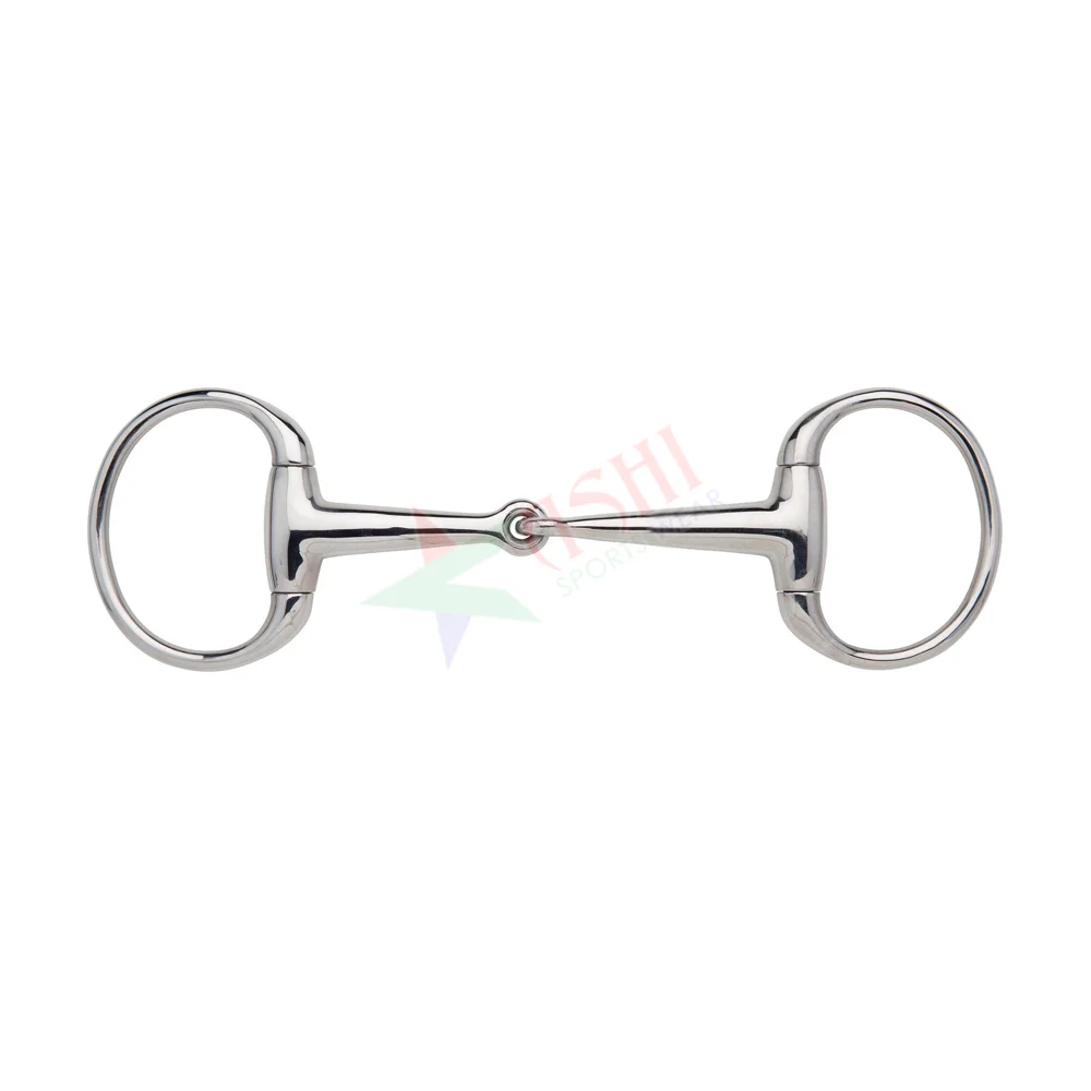 Stainless Steel Snaffle Bits Full Cheek With Hooks Comfort Horse Riding