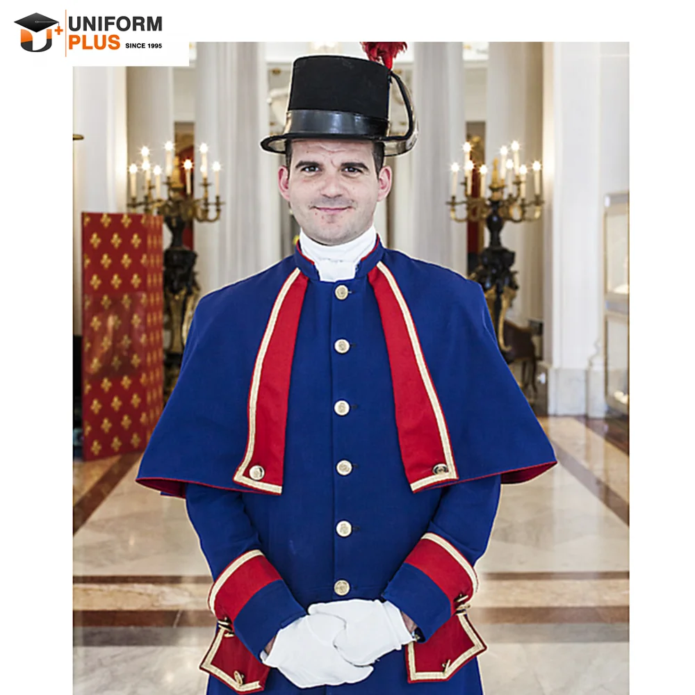 Custom Oem Hotel Restaurant Doorman Bellboy Cost Design For Hotel