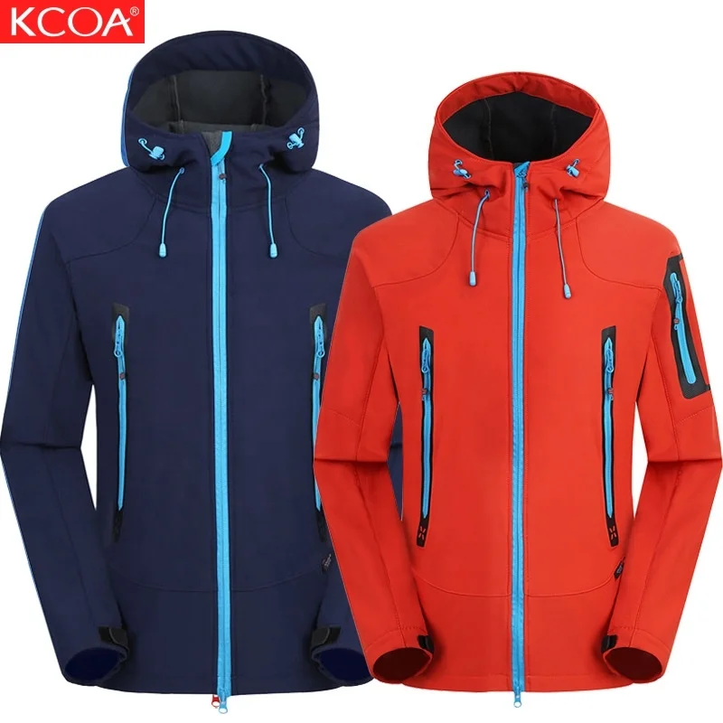 

KCOA Soft Shell Hiking Camping Jacket Men's Jackets Coats, 4 colors
