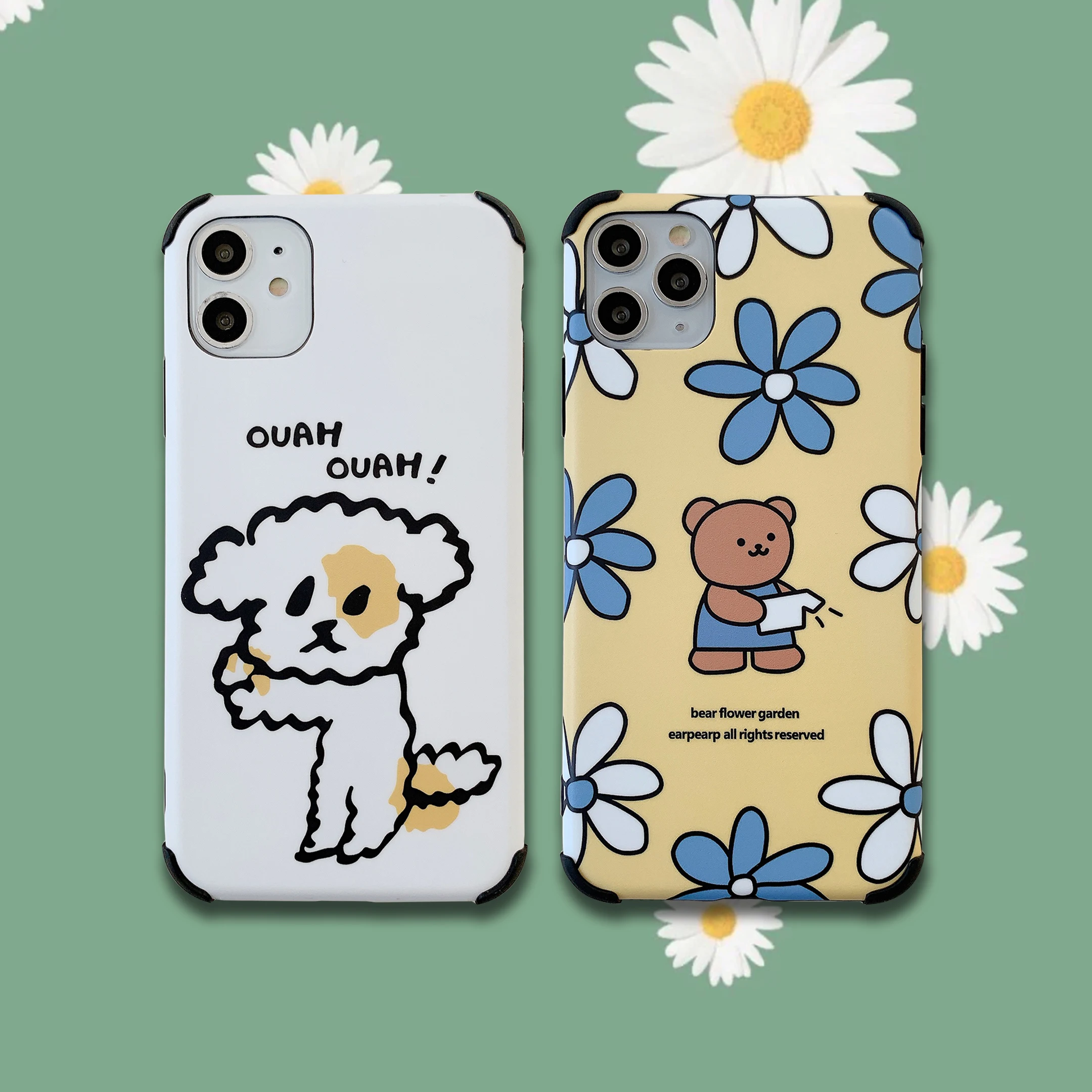 

Cute Dog Case For iPhone 7 For iPhone 11 Matte Case For iPhone XS Max Case, Multi