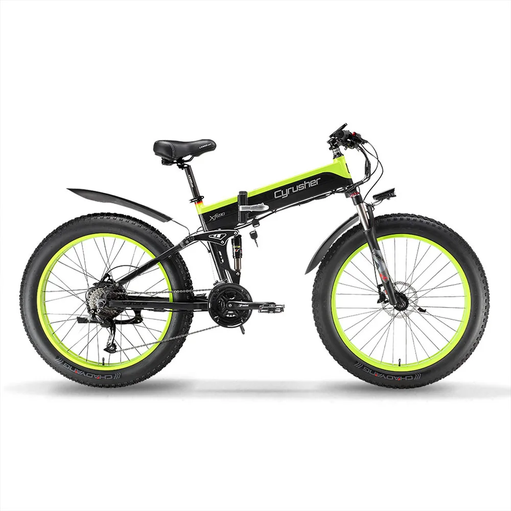 

Cyrusher XF690 Folding Fat EBike 1000W
