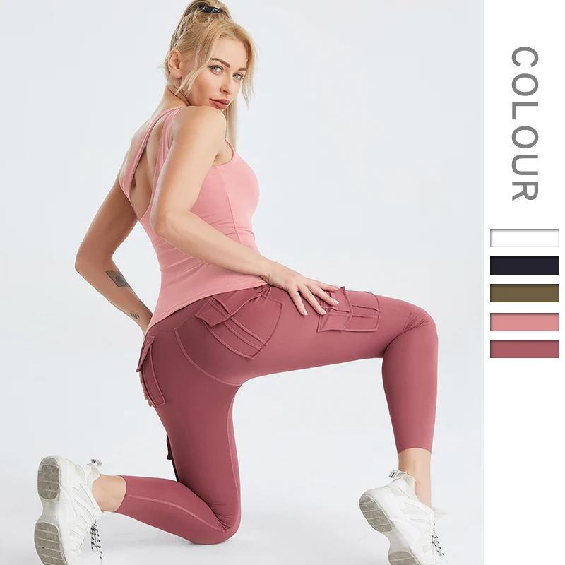 

2021 Hottest sale Women's Workout Leggings and Tights Yoga Sets Outfits for Sports Women