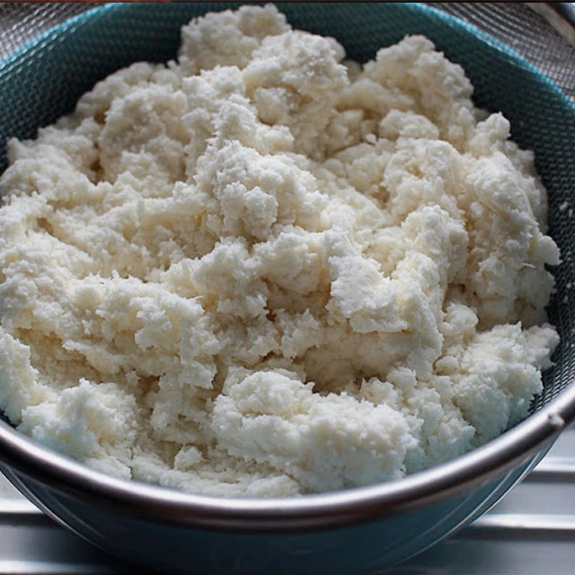 grated cassava