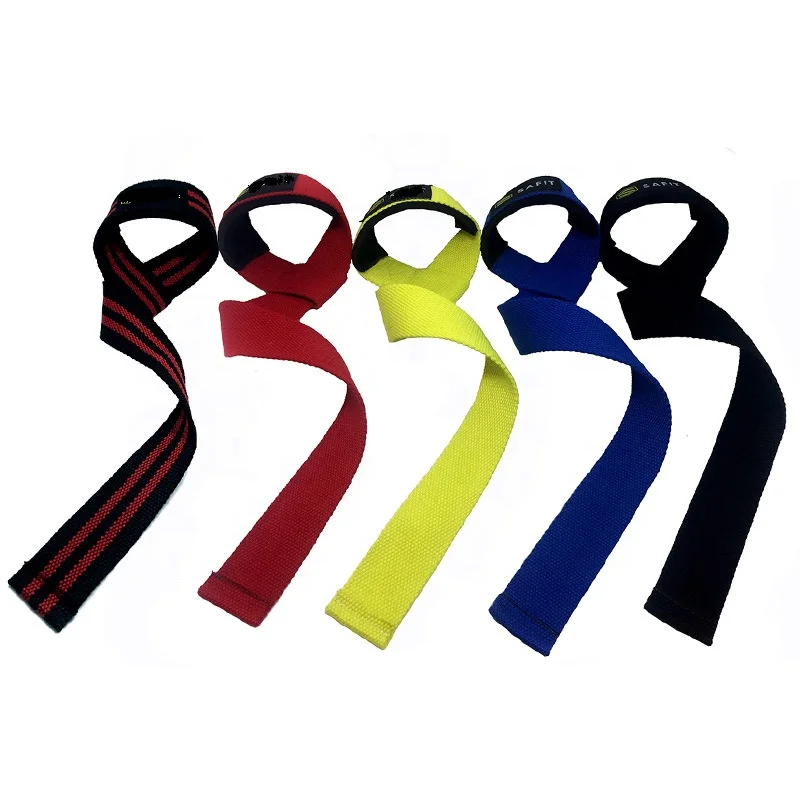 

2020 New Fashion Neoprene Padded 23" Cotton Lifting Wrist Straps (Pair) for Weightlifting