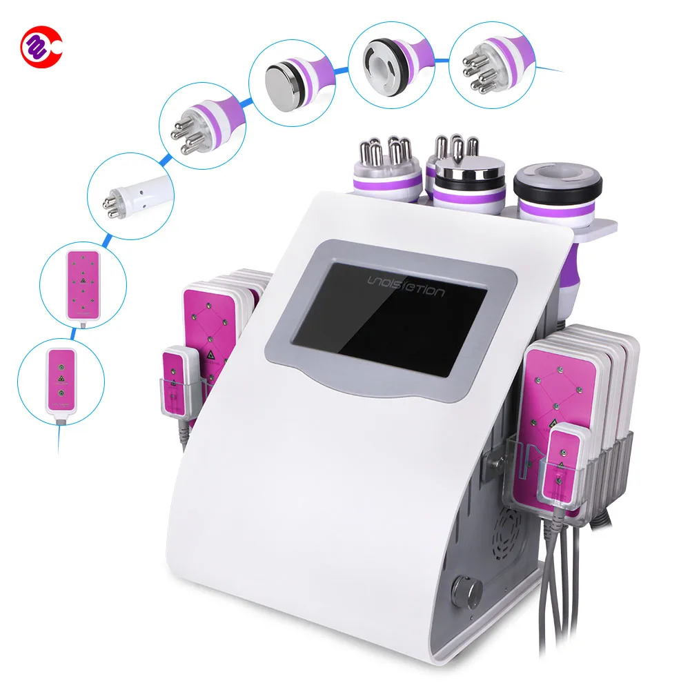 

650nm&10pads Lipo Laser 40K Cavitation RF Vacuum slimming machine for sale