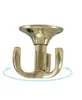 Brass Triple Revolving Hook