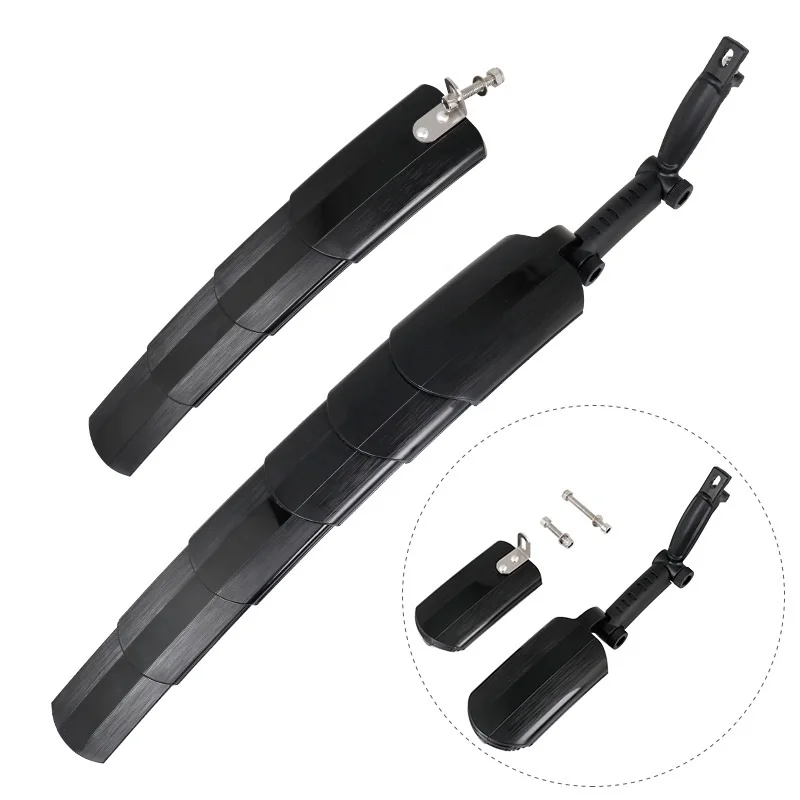 

2021 Trending Rear/Front Bike Mudguard For Mountain Road Bicycle Cycling Plastic Mudguard, Black