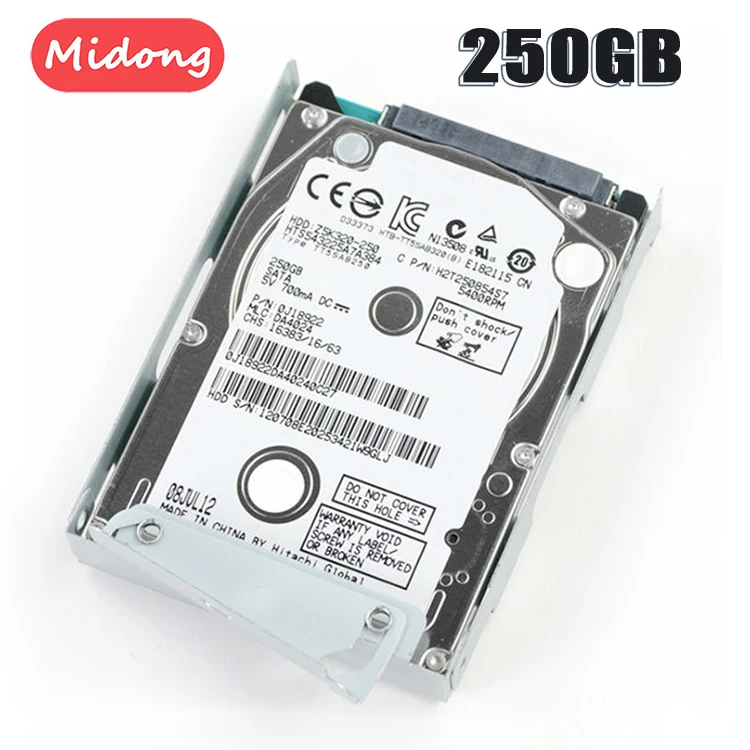 
250GB HDD Hard Disk Drive with Mounting Bracket for Sony PlayStation3 PS3 Super Slim 