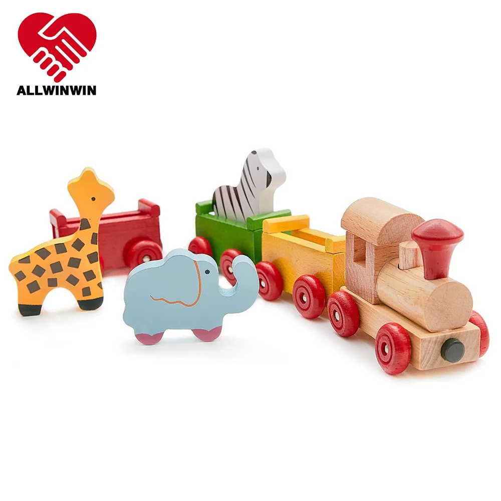 zoo animal train set