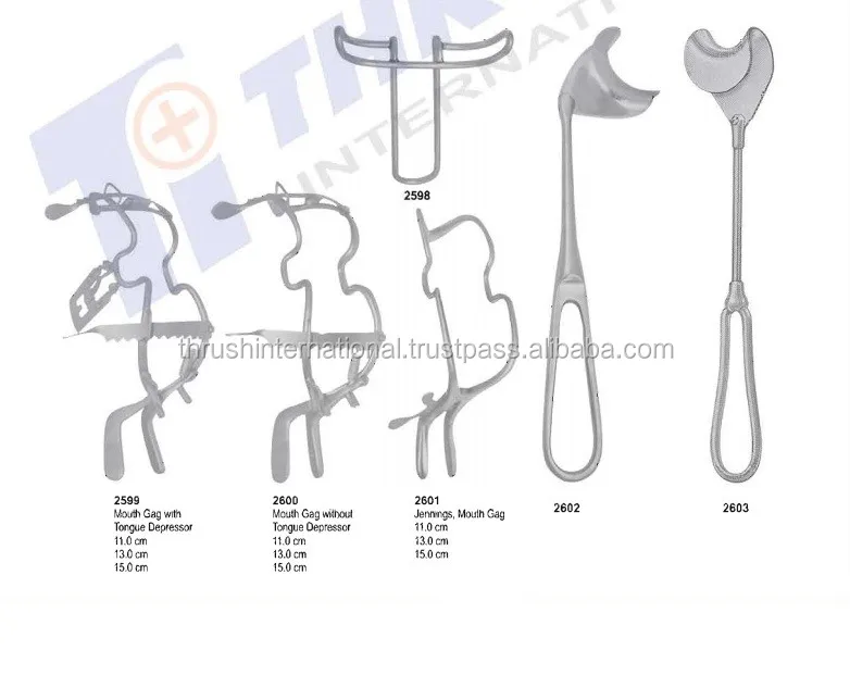 Dental Instruments Mouth Gag With Tongue Depressor 11cm 15cm 13cm Buy