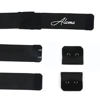 

High Quality Printed Logo Adjustable Elastic Band for Making Wigs with Hooks