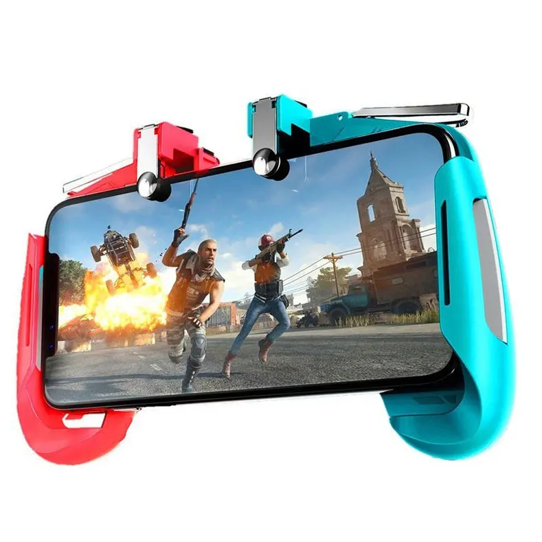 

4 Finger AK16 Free Fire Trigger Shooter Trigges and AK 16 Pad Joystisk Mobile Phone Game Controller Triggers for Pubg Ipad